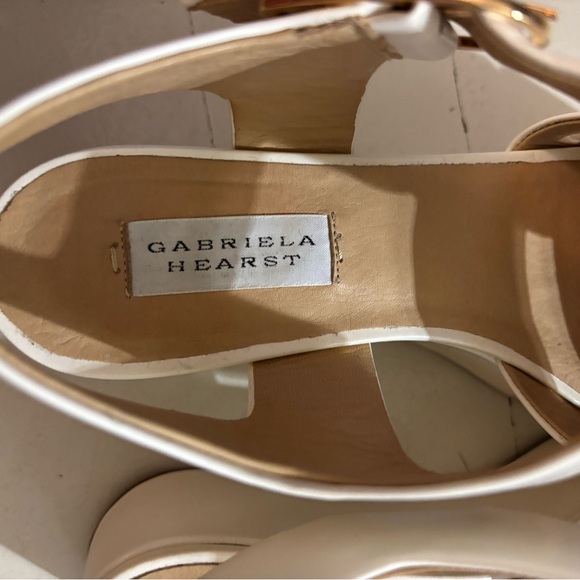 Gabriela Hearst Off-White Mila Plateau Sandals Size 39 WORN ONCE - Picture 5 of 6